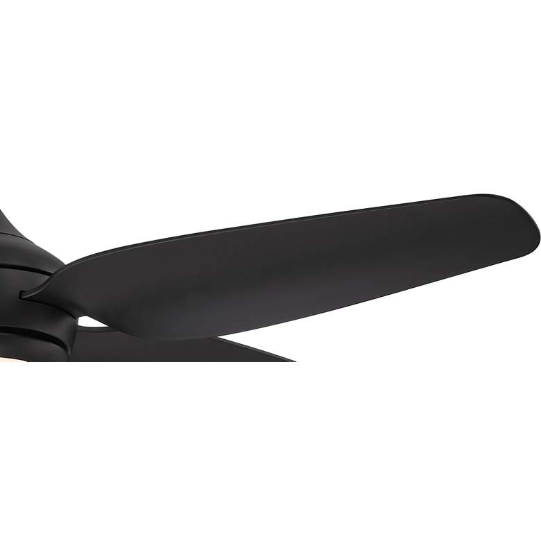 Image 4 52" Casa Vieja Del Diego Matte Black LED Indoor/Outdoor Ceiling Fan more views