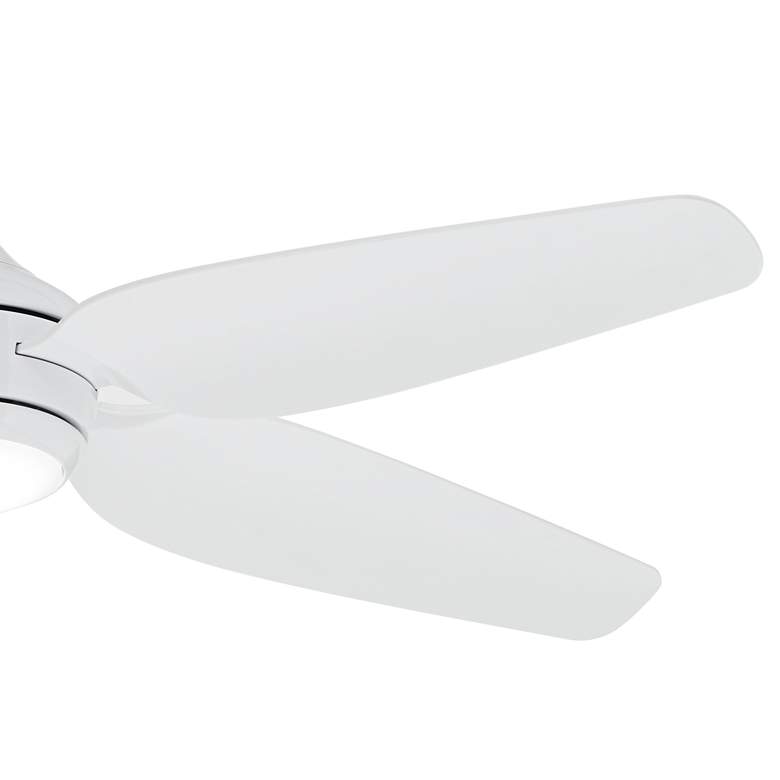 Image 4 52" Casa Vieja Del Diego Matte White LED Indoor/Outdoor Ceiling Fan more views