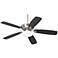 52" Casa Vieja® Flex Brushed Nickel Ceiling Fan