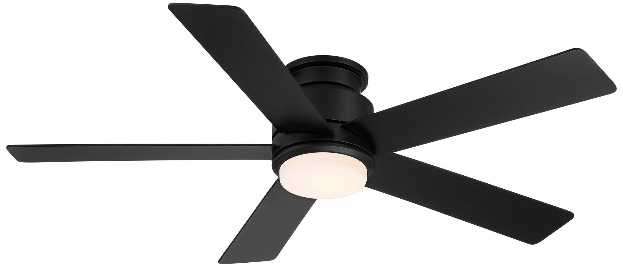 Watch A Video About the Casa Vieja Grand Palm Black Damp Rated LED Hugger Fan with Remote