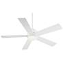 Watch A Video About the 52 Casa Vieja Grand Palm Matte White LED Damp Rated Fan with Remote