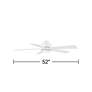 Watch A Video About the 52 Casa Vieja Grand Palm Matte White LED Damp Rated Fan with Remote