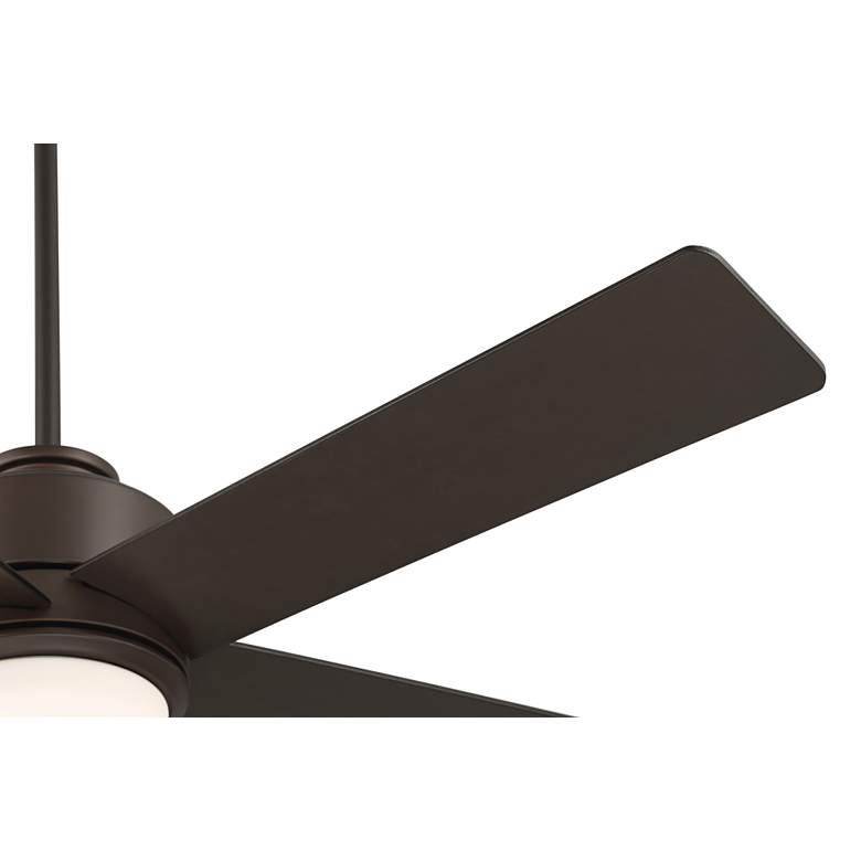 Image 5 52" Casa Vieja Grand Palm Oil Rubbed Bronze LED Damp Rated Fan more views