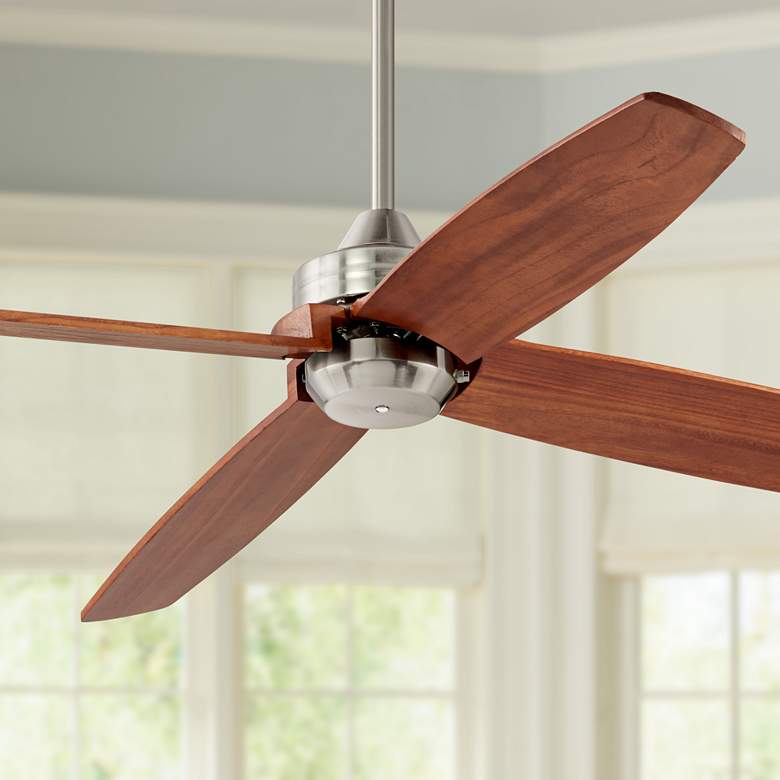 Image 1 52" Casa Vieja Insite Brushed Nickel Ceiling Fan