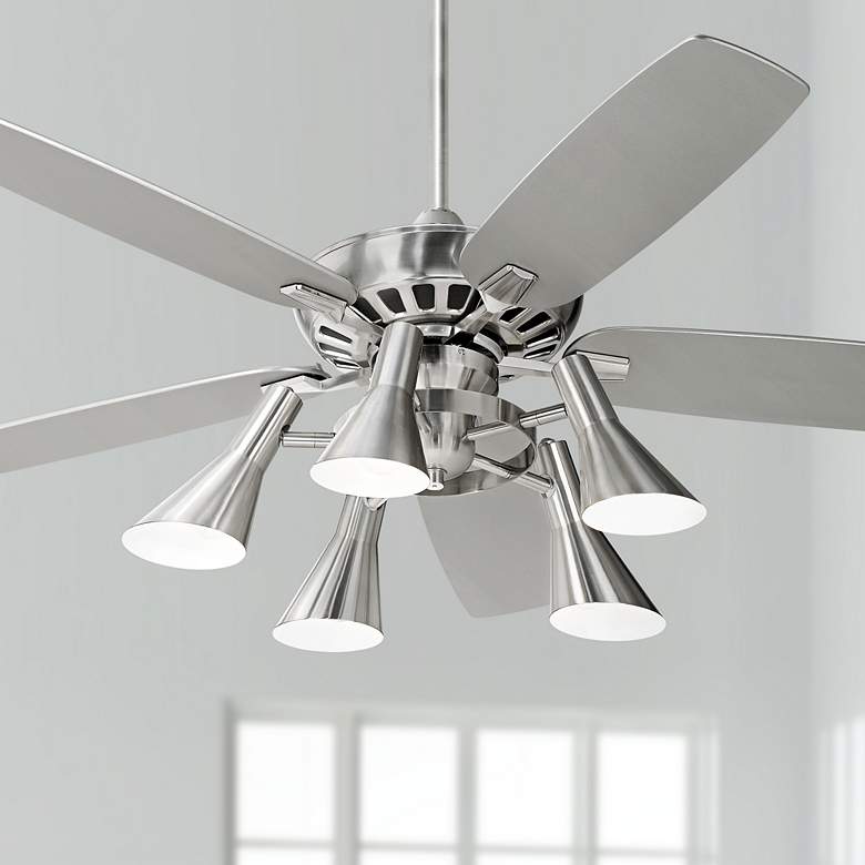 Image 1 52 inch Casa Vieja Journey LED Ceiling Fan with Remote