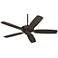 52" Casa Vieja Journey Oil-Rubbed Bronze Ceiling Fan with Remote