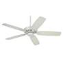 2_52" Casa Vieja Journey White Finish Ceiling Fan with Remote