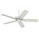 52" Casa Vieja Journey White Finish Ceiling Fan with Remote