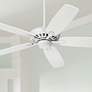 1_52" Casa Vieja Journey White Finish Ceiling Fan with Remote