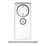 5_52" Casa Vieja Journey White Finish Ceiling Fan with Remote more views