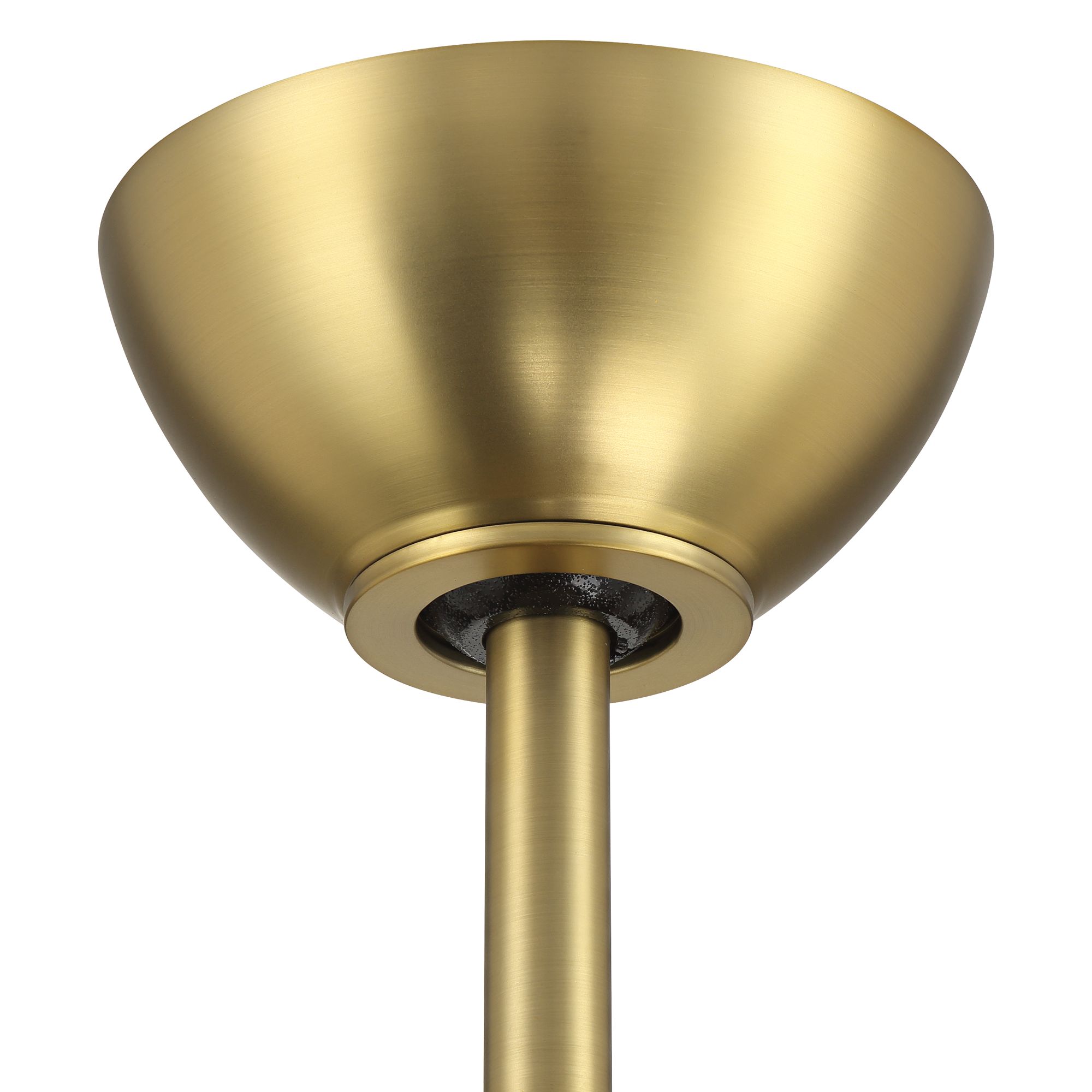 Image 6 52" Casa Vieja Linea Brass and Bronze Indoor/Outdoor LED Ceiling Fan more views