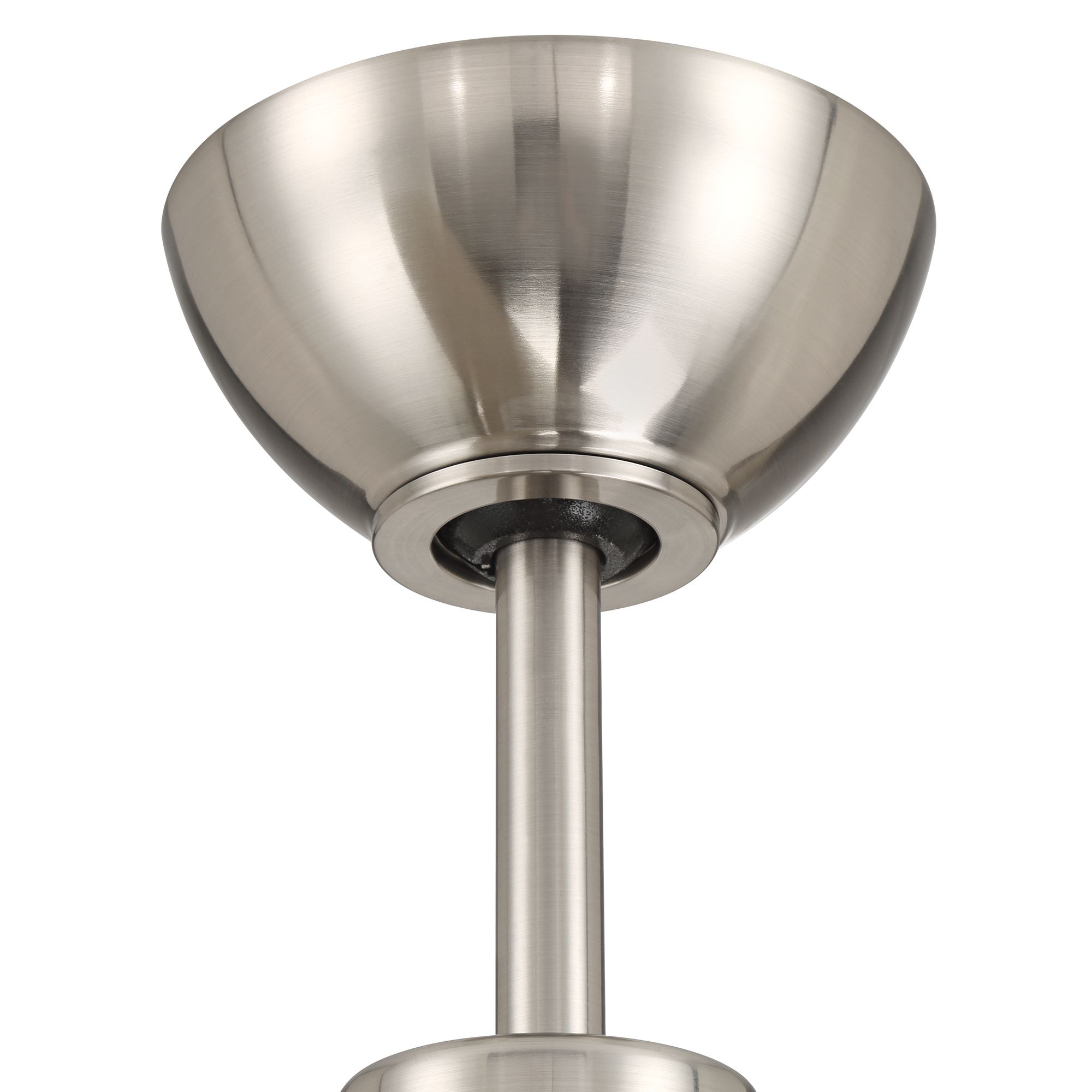 Image 6 52" Casa Vieja Linea Nickel and Wood Indoor/Outdoor LED Ceiling Fan more views