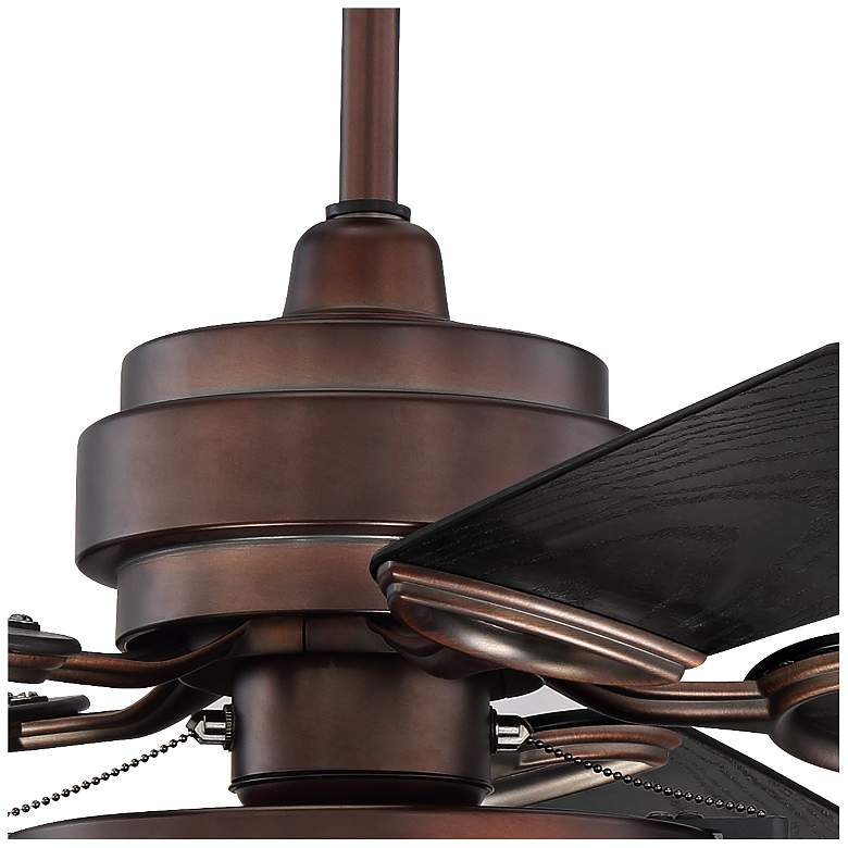 Image 4 52" Casa Vieja Marina Breeze Bronze LED Wet Rated Fan with Pull Chain more views