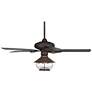 Thumbnail2 of 52" Casa Vieja Orb Bronze LED Outdoor Ceiling Fan