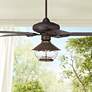 Thumbnail1 of 52" Casa Vieja Orb Bronze LED Outdoor Ceiling Fan