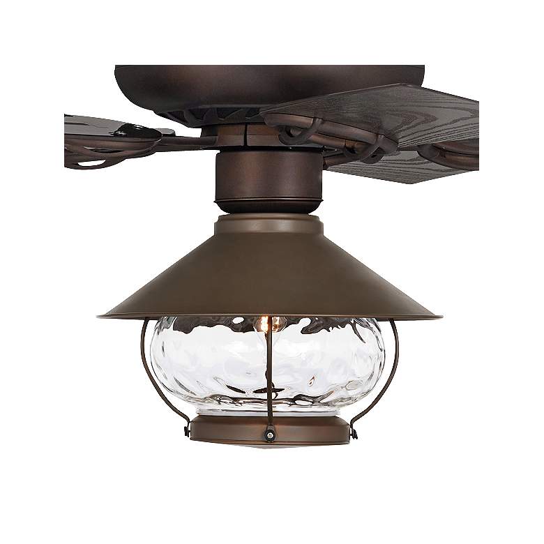 52&quot; Casa Vieja Orb Bronze  LED Outdoor Ceiling Fan more views