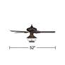 Thumbnail4 of 52" Casa Vieja Orb Bronze LED Outdoor Ceiling Fan more views