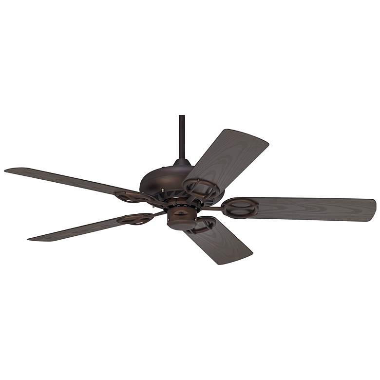 Image 4 52" Casa Vieja Orb Bronze Wet Location Ceiling Fan with Pull Chain more views