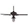 52" Casa Vieja Orb Marlowe LED Cage Light Wet Rated Ceiling Fan