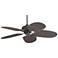 52" Casa Vieja Outdoor Tropical Veranda Bronze Fan with Pull Chain