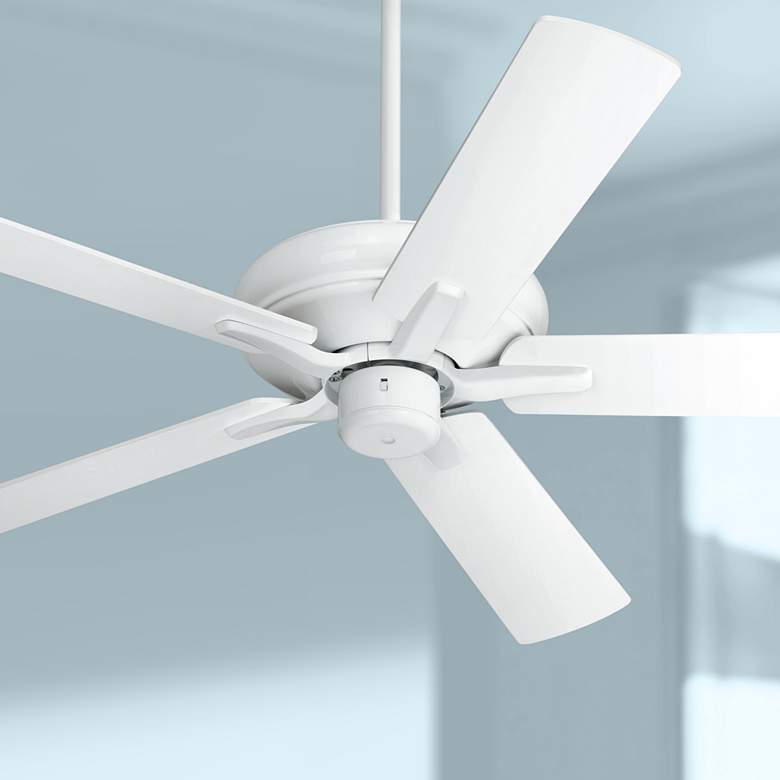 Image 1 52 inch Casa Vieja Paseo White Ceiling Fan