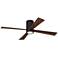 52" Casa Vieja Revue Bronze Modern LED Hugger Ceiling Fan with Remote