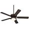 52" Casa Vieja Tempra Oil Rubbed Bronze Pull Chain LED Ceiling Fan