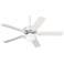 52" Casa Vieja® Tempra™ White Ceiling Fan