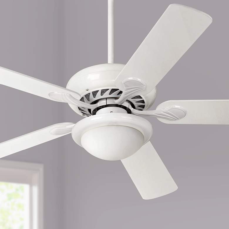 Image 1 52 inch Casa Vieja&#174; Tempra&#8482; White Ceiling Fan