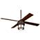 52" Casa Vieja Tercel Bronze LED Damp Rated Ceiling Fan with Remote