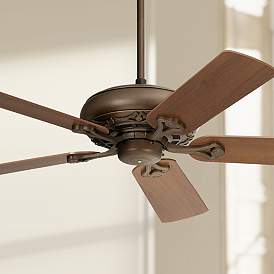 Image2 of 52" Casa Vieja® Trilogy Bronze Finish Pull Chain Ceiling Fan