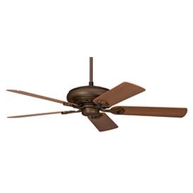 Image4 of 52" Casa Vieja® Trilogy Bronze Finish Pull Chain Ceiling Fan more views
