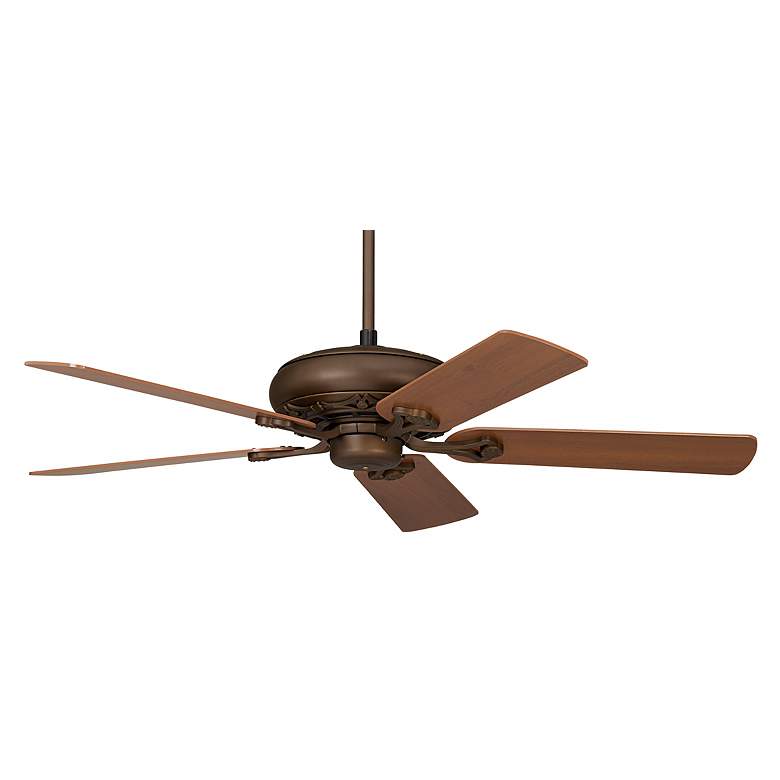 Image 4 52" Casa Vieja® Trilogy Bronze Finish Pull Chain Ceiling Fan more views