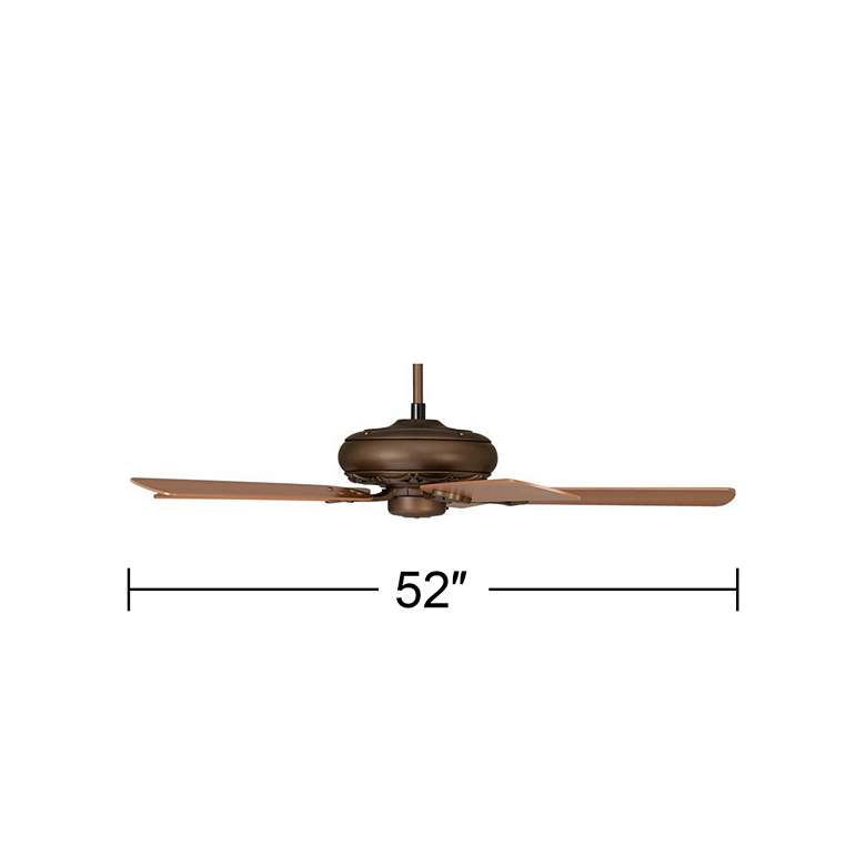 Image 7 52" Casa Vieja® Trilogy Bronze Finish Pull Chain Ceiling Fan more views