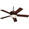 52" Casa Vieja® Trilogy Bronze LED Light Pull Chain Ceiling Fan