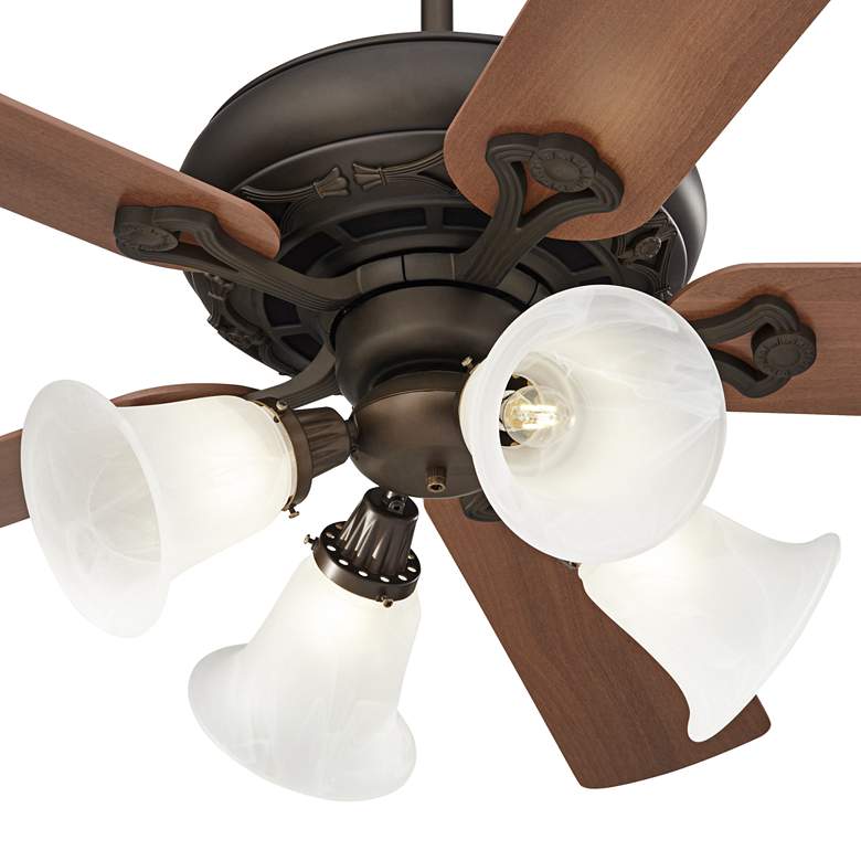 Image 3 52 inch Casa Vieja Trilogy Oil-Rubbed Bronze LED Pull Chain Ceiling Fan more views