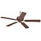 52" Casa Vieja Tropical Rust Finish Ceiling Fan with Pull Chain