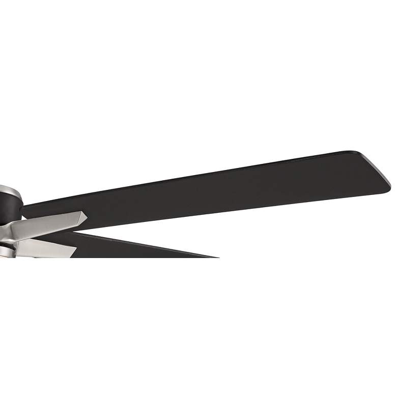Image 4 52" Casa Vieja Vegas Nights Brushed Nickel LED Ceiling Fan with Remote more views
