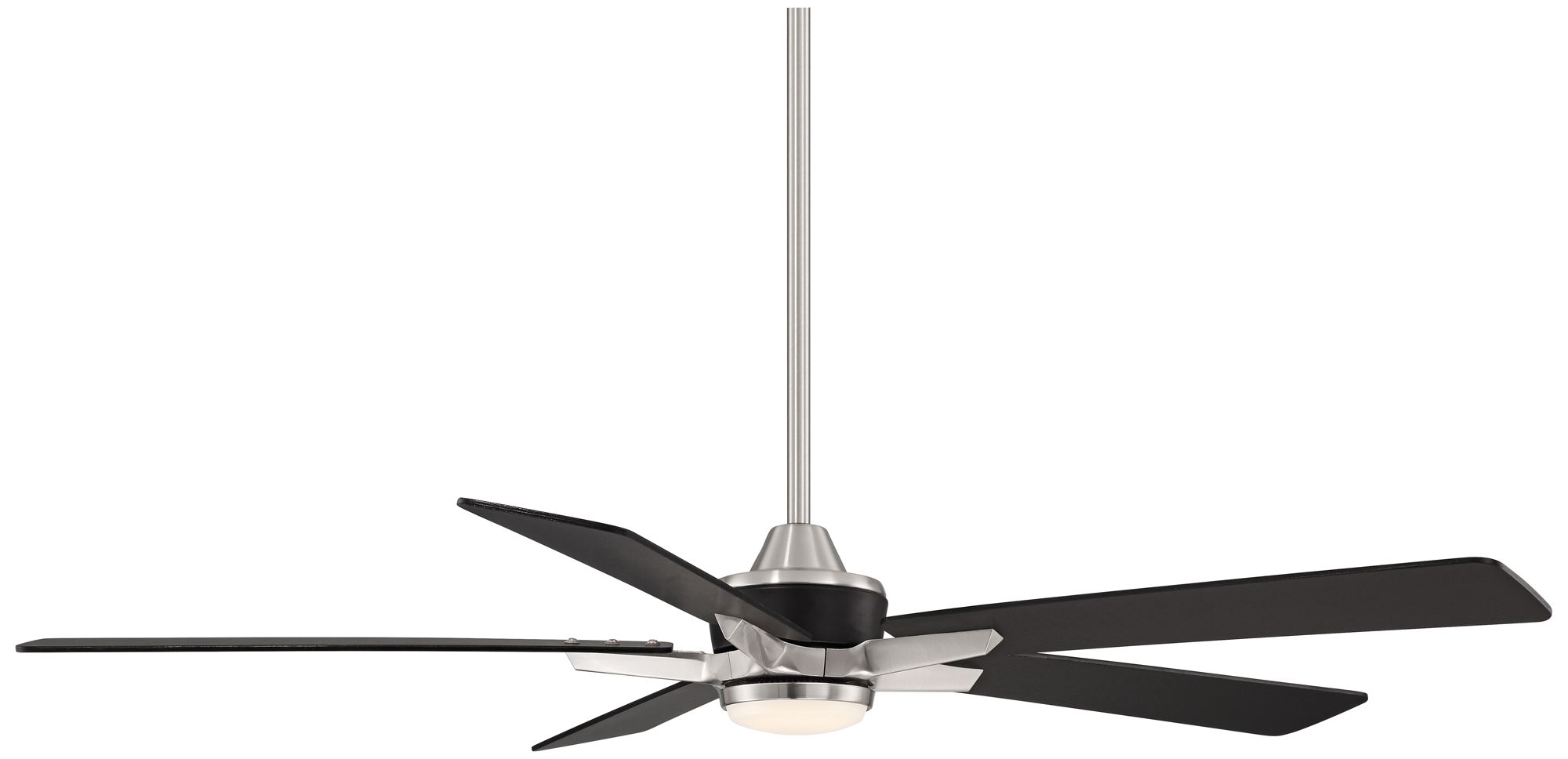 Image 5 52" Casa Vieja Vegas Nights Brushed Nickel LED Ceiling Fan with Remote more views