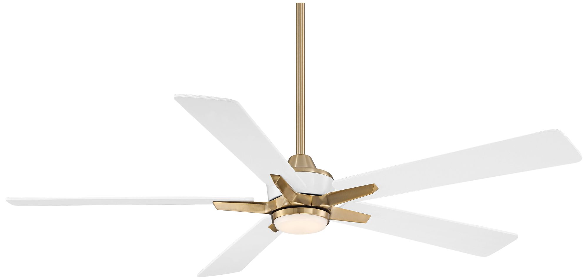 Image 2 52" Casa Vieja Vegas Nights Soft Brass White LED Smart Ceiling Fan