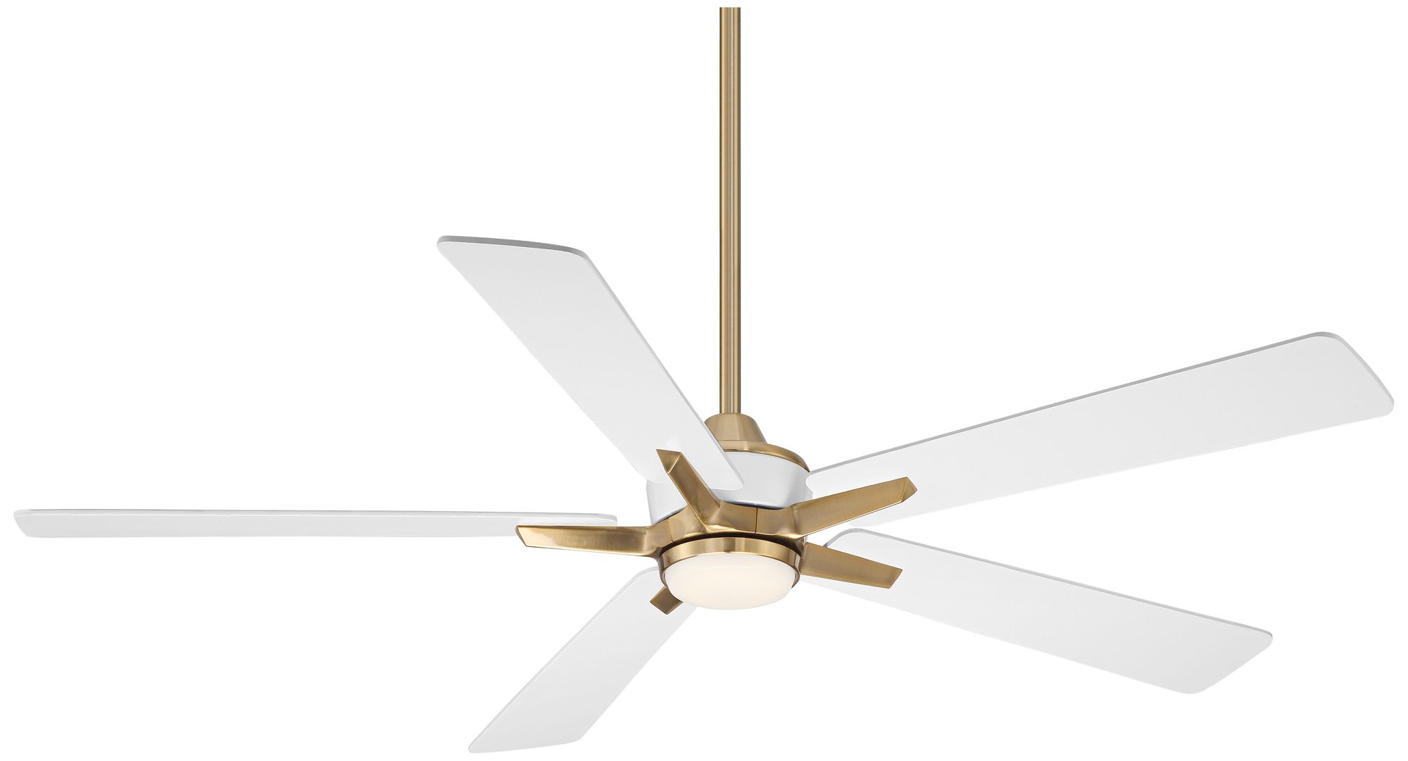 Image 6 52" Casa Vieja Vegas Nights Soft Brass White LED Smart Ceiling Fan more views