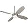 52" Casa Vieja® Veridian Brushed Nickel Ceiling Fan
