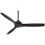Thumbnail2 of 52" Casa Vieja Windspun Bronze and Matte Black Ceiling Fan with Remote