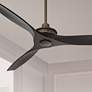 Thumbnail1 of 52" Casa Vieja Windspun Bronze and Matte Black Ceiling Fan with Remote