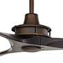 Thumbnail3 of 52" Casa Vieja Windspun Bronze and Matte Black Ceiling Fan with Remote more views