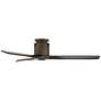 7_52" Casa Vieja Windspun Bronze Black DC Hugger Ceiling Fan with Remote more views