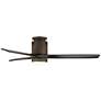 6_52" Casa Vieja Windspun Bronze Black LED Hugger Fan with Remote more views