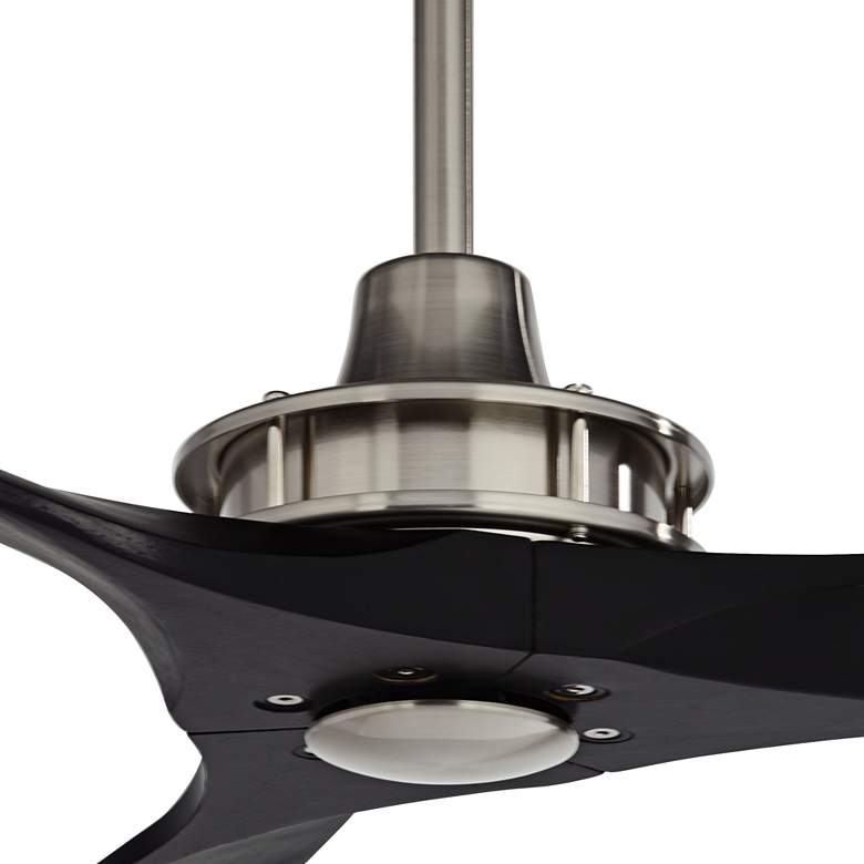 Image 3 52" Casa Vieja Windspun DC Brushed Nickel Ceiling Fan with Remote more views
