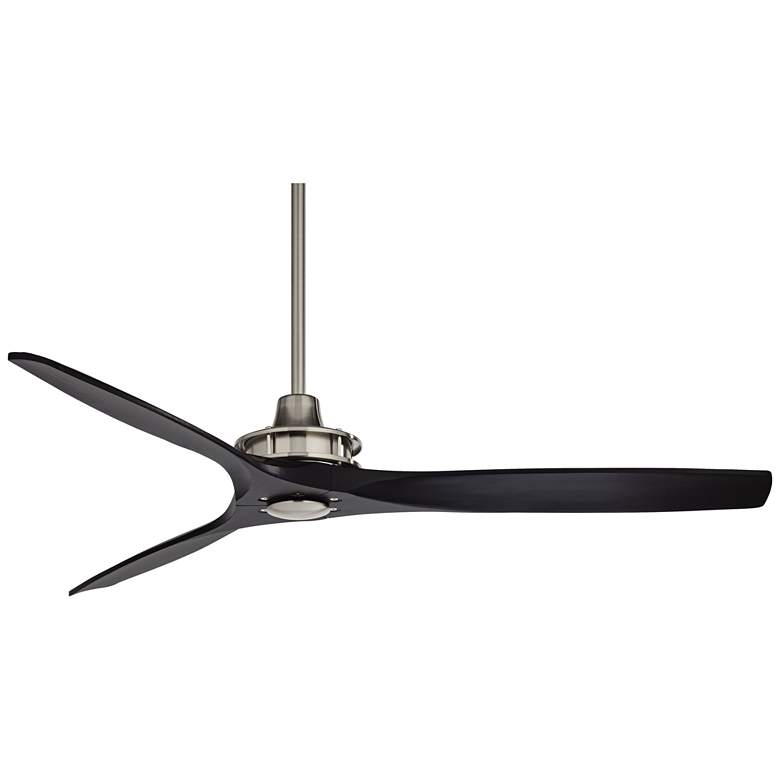 Image 6 52" Casa Vieja Windspun DC Brushed Nickel Ceiling Fan with Remote more views