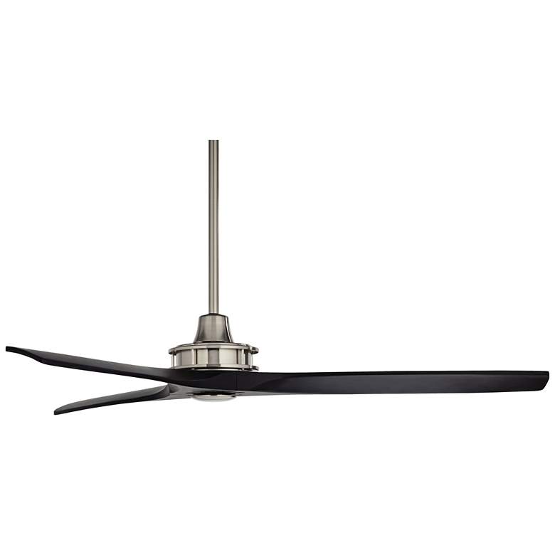 Image 7 52" Casa Vieja Windspun DC Brushed Nickel Ceiling Fan with Remote more views